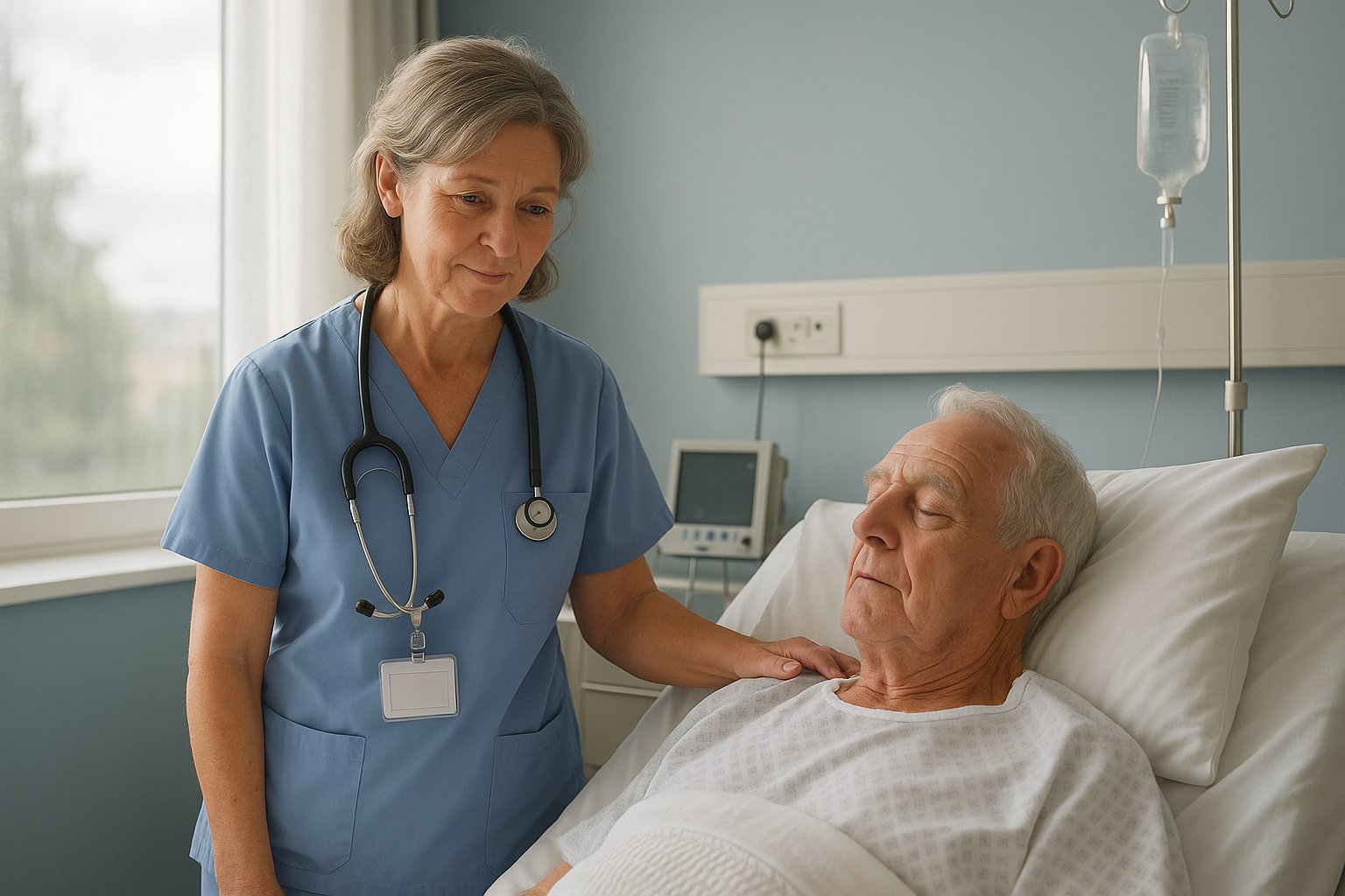 Ashley Dalton in a healthcare setting